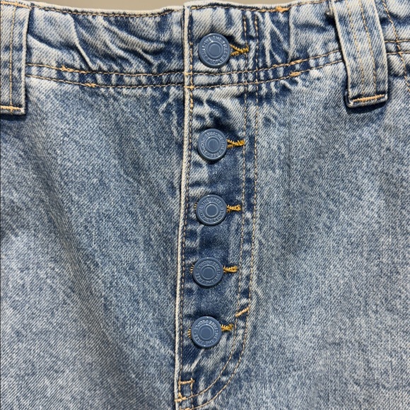 We The Free Newbies Solid Slouchy Baggy Jeans High Rise Casual Size Small - Picture 6 of 12